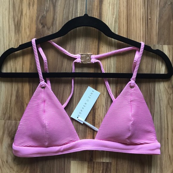 Kopper & Zink Luca Bikini Top in Candy - Picture 3 of 7